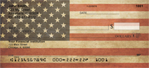 Antique US Flag Personal Checks