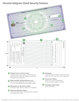 Blue Green Hologram Checks | PTHG-BG01