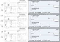 Blue Safety Multi-Purpose Counter Signature Business Checks | BU3-7BLU01-MPC