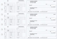 Blue Knit Multi-Purpose Counter Signature Business Checks | BU3-7BLU02-MPC