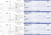 Blue Marble Disbursement Payroll Business Checks | BU3-7LMA01-FSP