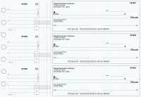 Blue Knit Standard Disbursement Business Checks | BU3-BLU02-SDS