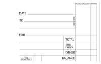American Cuisine Itemized Payment Business Checks | BU3-CDS01-IPR