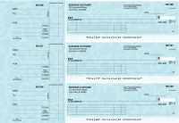 Swirls Itemized Payment Business Checks | BU3-CDS24-IPR