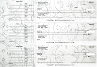 Vintage Accounts Payable Designer Business Checks | BU3-CDS25-DED