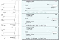 Teal Safety Standard Counter Signature Business Checks | BU3-ESF01-SCS
