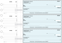 Teal Safety Standard Disbursement Business Checks | BU3-ESF01-SDS