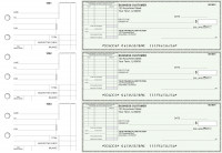 Green Safety Standard Itemized Invoice Business Checks | BU3-GRN01-SII