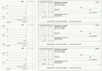 Green Knit Standard Itemized Invoice Business Checks | BU3-GRN02-SII