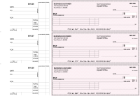 Pink Safety Itemized Payment Business Checks | BU3-PSF01-IPR