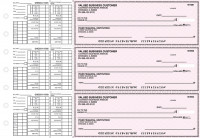 Pink Safety Payroll Business Checks | BU3-PSF01-PAY