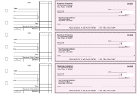 Pink Safety Standard Business Checks | BU3-PSF01-STA