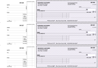 Purple Safety Itemized Payment Business Checks | BU3-USF01-IPR
