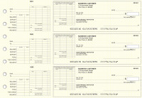 Yellow Knit General Itemized Invoice Business Checks | BU3-YEL02-GII