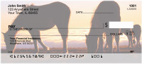 Horses at Dusk Personal Checks | CCS-60