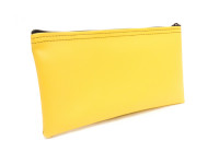 Yellow Zipper Bank Bag, 5.5" X 10.5" | CUR-009