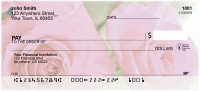 Pink Roses Personal Checks | FLO-40