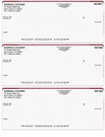 Wall Street 3 Per Page Laser Checks | L3C-WS