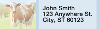 Rural Cow Address Labels  | LBANIC-54
