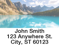 Tranquil Lake Address Labels | LBSCEC-77