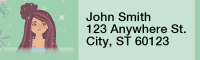 Majestic Black Beauty Address Labels  | LRAFRC-06