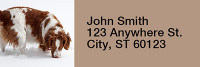 Brittany Spaniels Rectangle Address Labels | LRRDOG-96