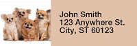 Lovable Chihuahuas Rectangle Address Labels | LRRDOG-99