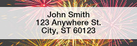 Fireworks Narrow Address Labels | LRSCE-03