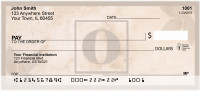 Simplistic Monogram 'O' Personal Checks | MONO-01O