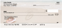 Sand Written Monogram 'T' Personal Checks | MONO-07T