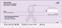 Cancer Awareness Ribbon Personal Checks | RIB-14