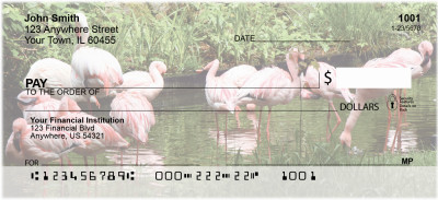 Flamingos Personal Checks | ANI-24