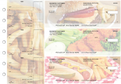 American Cuisine Standard Mailer Business Checks | BU3-CDS01-SML