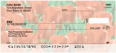 Lovely Tulips Personal Checks | CCS-23