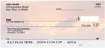 Beach Sunsets Personal Checks | CCS-40
