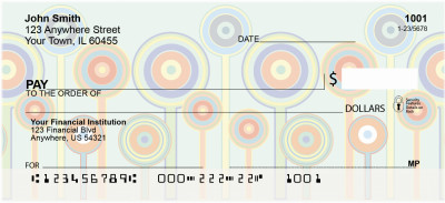 Lollipop Flowers Personal Checks | CCS-63