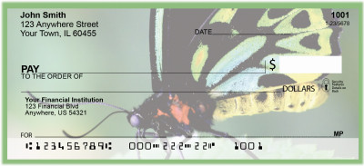 Nature's Artwork - Butterflies Personal Checks | CCS-66