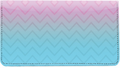 Sunset Chevron Leather Checkbook Cover | CDP-GEP001