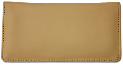 Cream Smooth Leather Checkbook Cover | CLP-CRM01