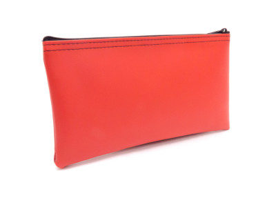 Red Zipper Bank Bag, 5.5