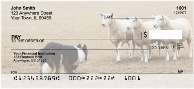 Border Collie at Work Personal Checks | DOG-46