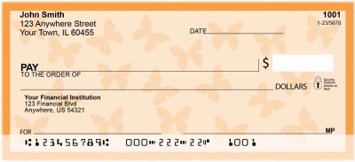 Butterfly Personal Checks | GEO-04