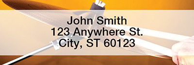 Drums Rectangle Address Labels | LRMUS-04