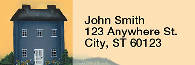 Sunnybrook Lane Narrow Address Labels by Lorrie Weber | LRRJHS-28
