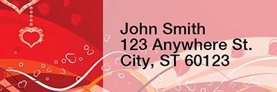 Be My Valentine Narrow Address Labels | LRRLOV-15