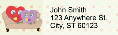 Feelin' the Love Narrow Address Labels | LRRLOV-19