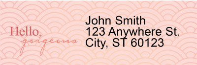 Hello, Gorgeous Narrow Address Labels | LRRLOV-21