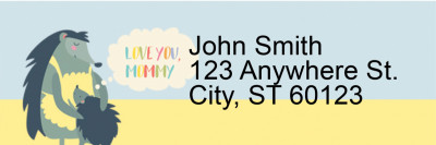 Motherly Love Narrow Address Labels | LRRLOV-22