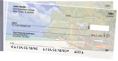 Beachfront Views Side Tear Personal Checks | STEVC-26
