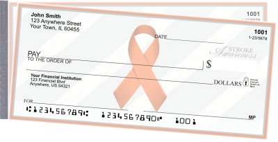 Stroke Awareness Side Tear Personal Checks | STRIB-29